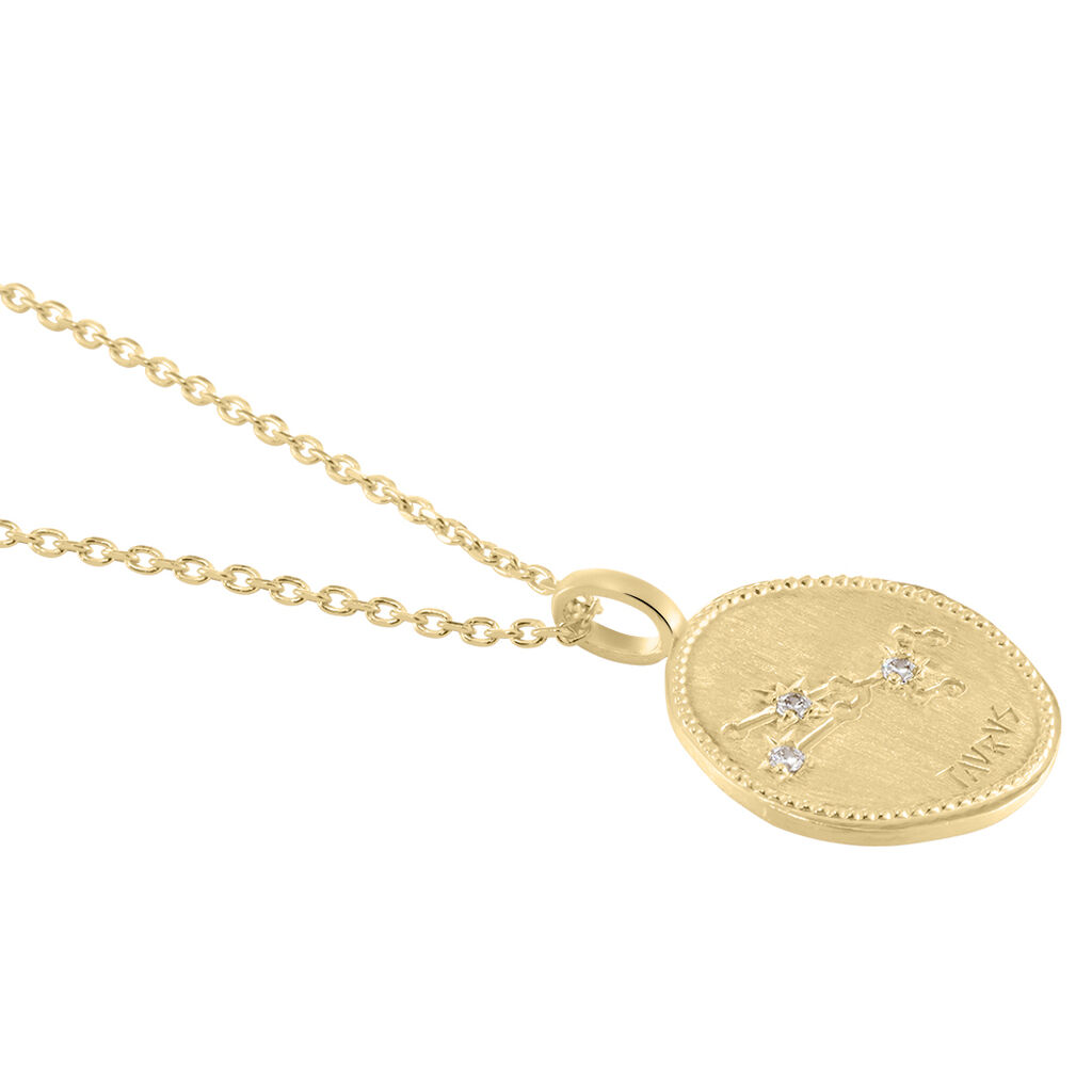 Collier Iago Plaqué Or Oxydes De Zirconium - Colliers Zodiaque Femme | Histoire d’Or