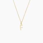 Pendentif Ionia Lettre Or Jaune - Pendentifs Famille | Histoire d&rsquo;Or