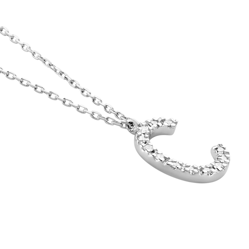 Collier Oran Or Blanc Diamant - Colliers Femme | Histoire d’Or