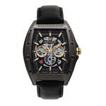 Montre Montignac Tonneau Noir - Montres Homme | Histoire d&rsquo;Or