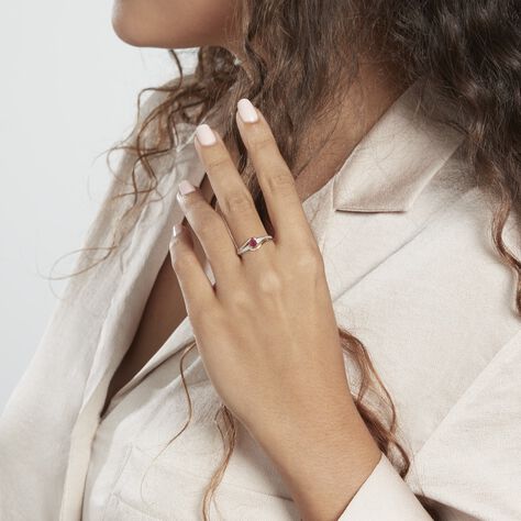 Bague Tanissia Or Jaune Rubis - Bagues solitaires Femme | Histoire d’Or