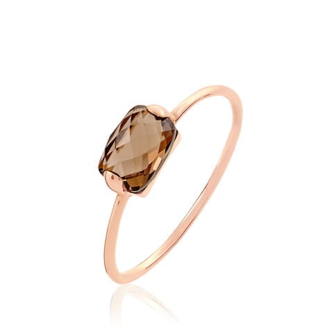 Bague Stella Or Rose Quartz - Bagues solitaires Femme | Histoire d&rsquo;Or
