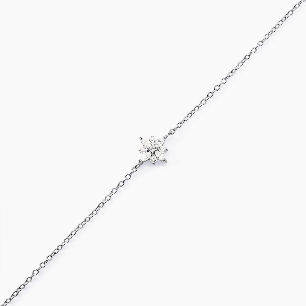 Bracelet Eclat Argent Blanc Oxyde De Zirconium - Bracelets Femme | Histoire d’Or