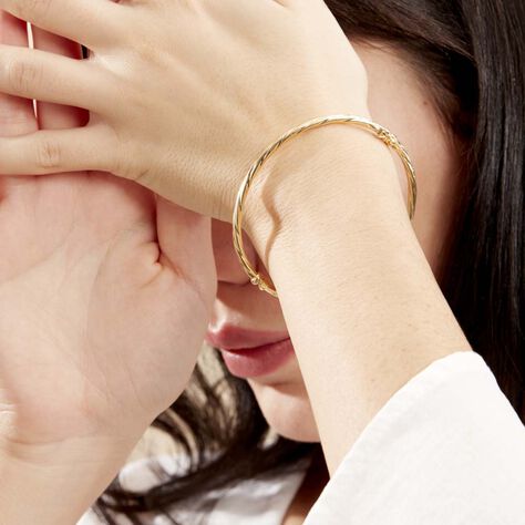 Bracelet Jonc Anaisaae Torsade Or Jaune - Bracelets joncs Femme | Histoire d’Or