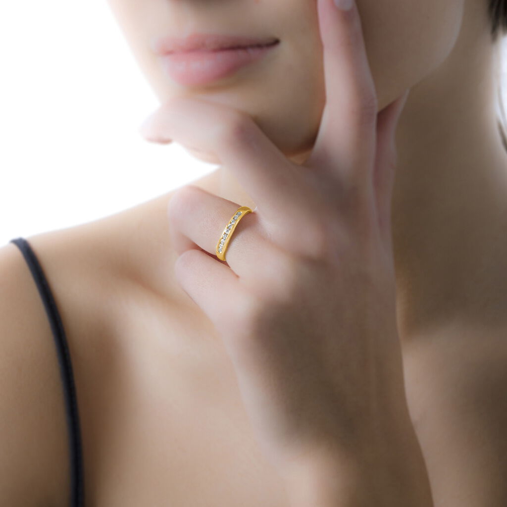 Alliance Giulia Or Jaune Diamant - Alliances Femme | Histoire d’Or