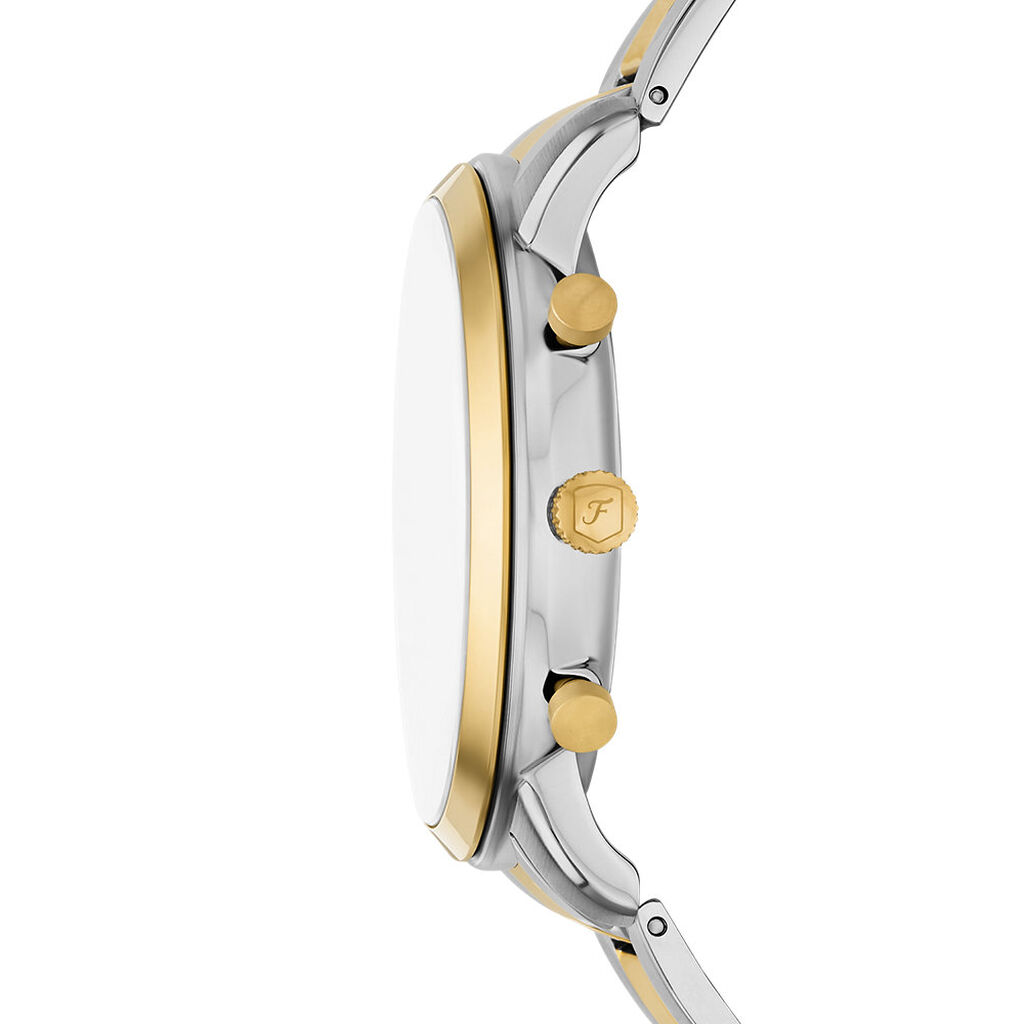 Montre Fossil Neutra Chrono Argent&eacute; - F&ecirc;te des p&egrave;res Homme | Histoire d&rsquo;Or