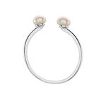 Bague Ull Argent Blanc Perle De Culture - Bagues avec pierre Femme | Histoire d&rsquo;Or