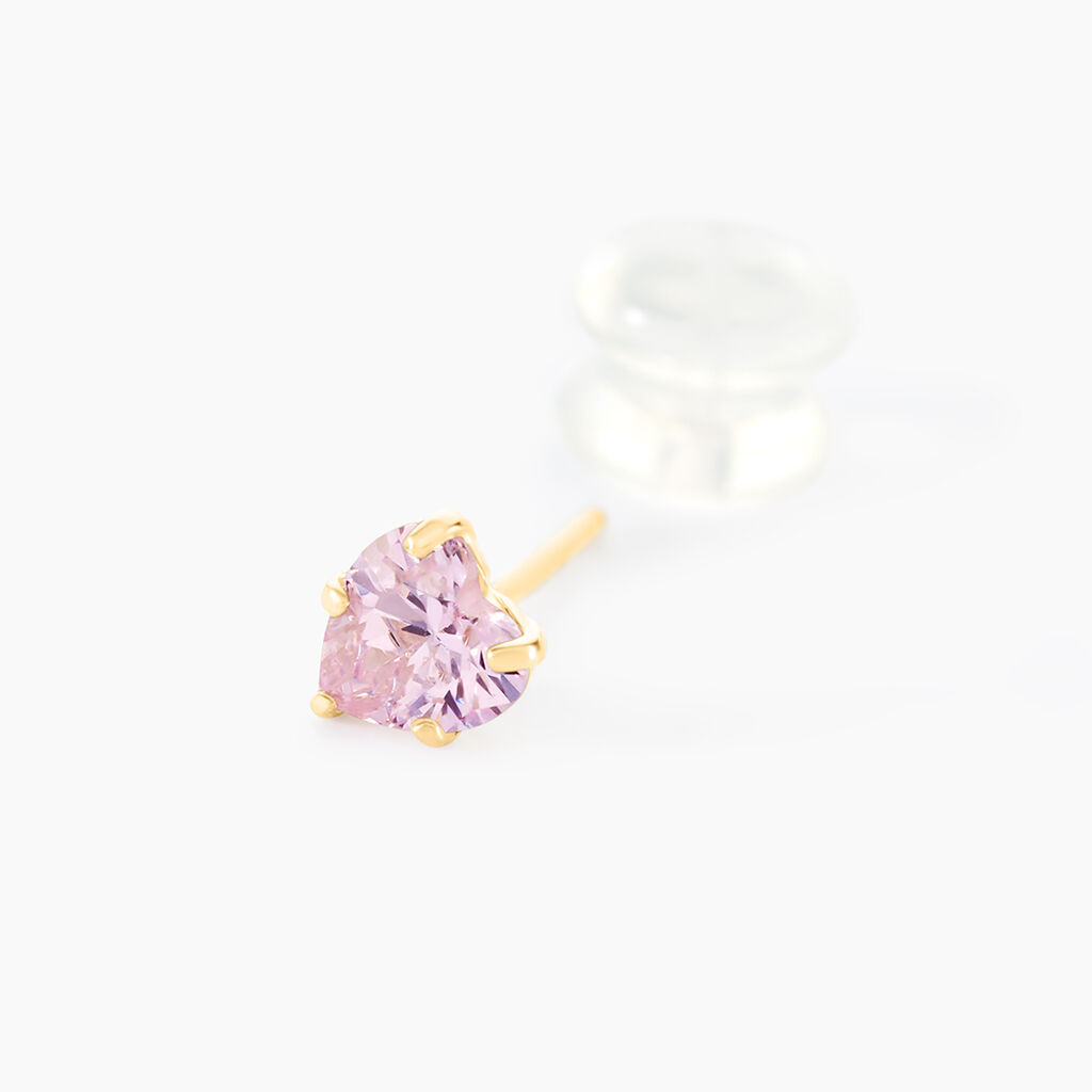 Boucles D'oreilles Puces Daria Or Jaune Oxyde - Clous d'oreilles Femme | Histoire d’Or