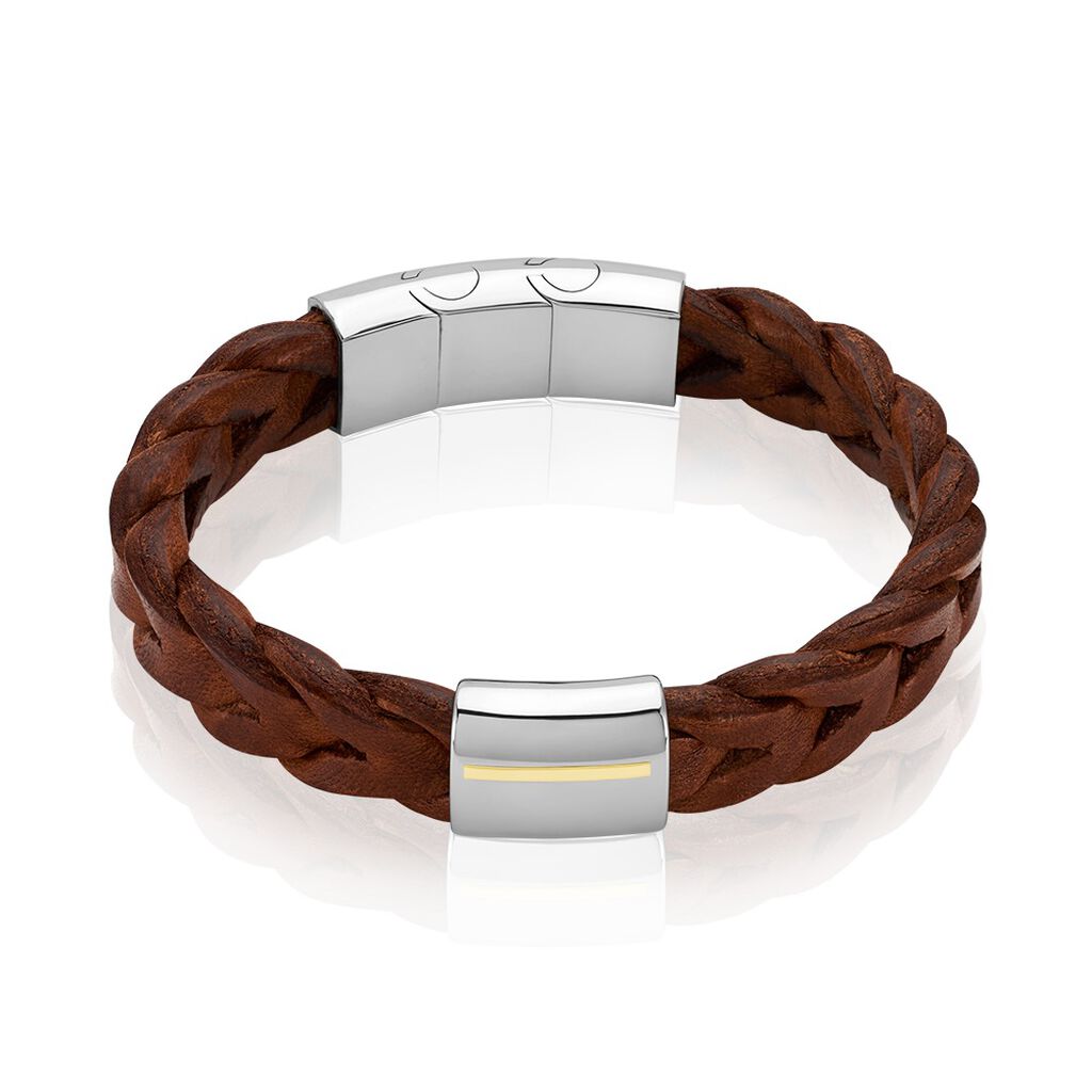 Bracelet Jourdan Cuir Marron