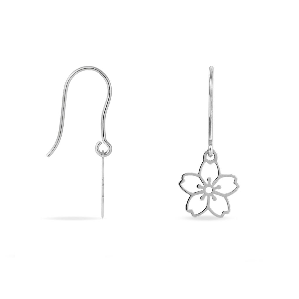 Boucles D'oreilles Pendantes Lucrezia Argent Blanc - Boucles d'oreilles fantaisie Femme | Histoire d’Or