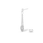 Bijou D'oreille Two Argent Blanc - Boucles d'oreilles fantaisie Famille | Histoire d&rsquo;Or