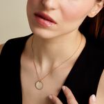 Pendentif Lulu Plaque Or Dor&eacute; - Pendentifs Naissance Femme | Histoire d&rsquo;Or