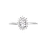 Bague Solitaire Shandrany Argent Blanc Oxyde De Zirconium - Bagues solitaires Femme | Histoire d&rsquo;Or