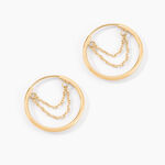 Cr&eacute;oles Bryson Or Jaune - Piercings d'oreilles Femme | Histoire d&rsquo;Or