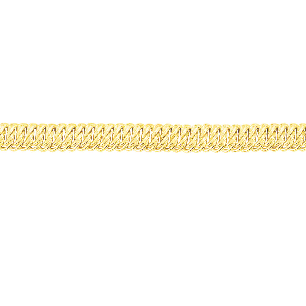 Bracelet Jimmy Maille Americaine Or Jaune - Bracelets chaîne Femme | Histoire d’Or
