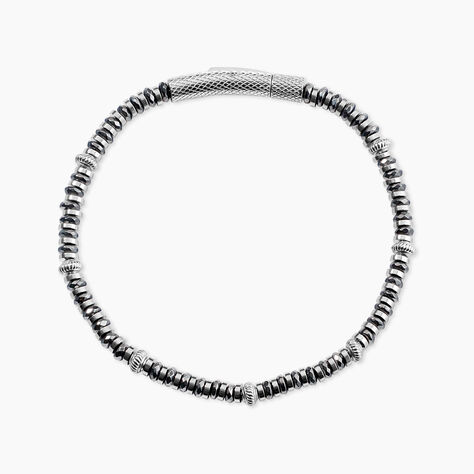 Bracelet Naturel Autres Noir H&eacute;matite - Bracelets Homme | Histoire d&rsquo;Or