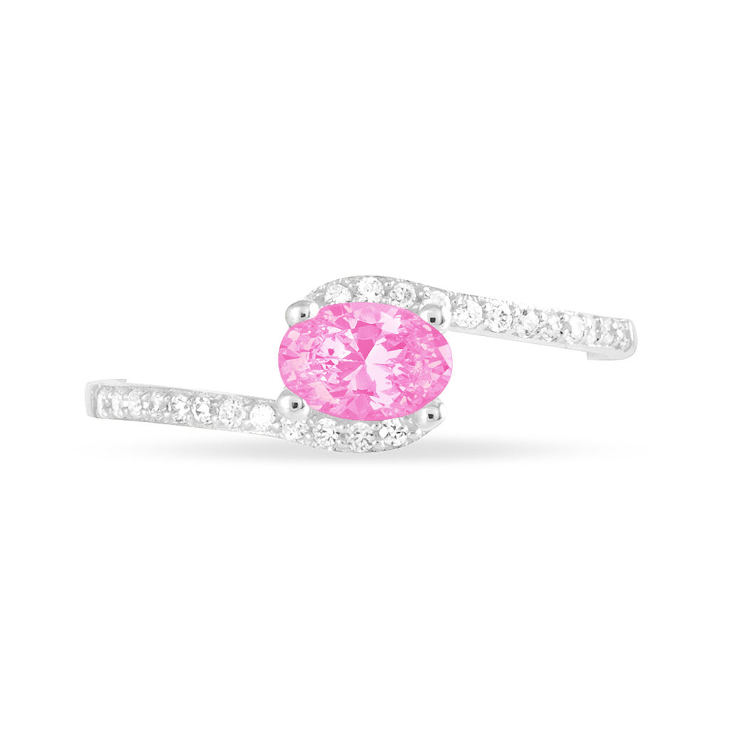 Bague Loriane Or Blanc Tourmaline Et Diamant - Bagues solitaires Femme | Histoire d’Or