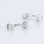 Bijoux D'oreilles Rosely Argent Blanc - Boucles d'oreilles fantaisie Femme | Histoire d&rsquo;Or
