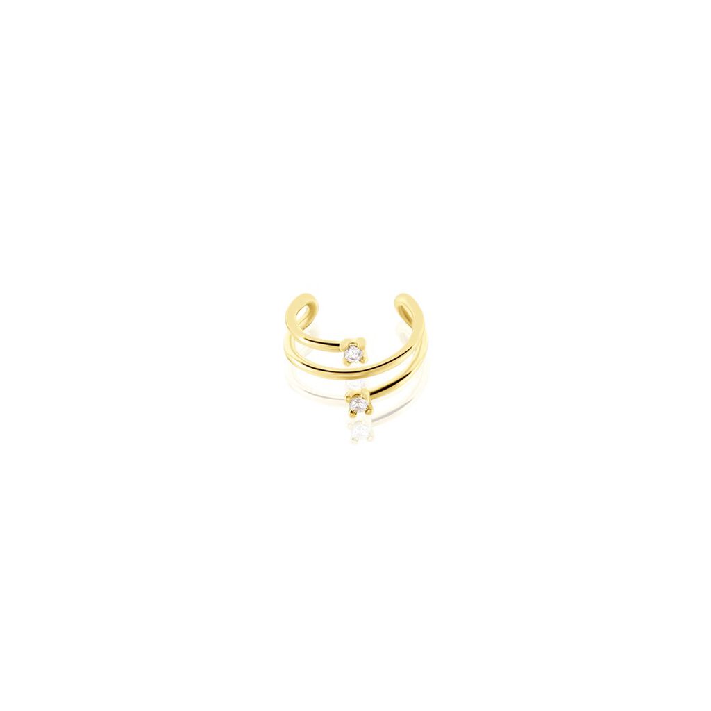 Bijou D'oreille Unitaire Eclat D'etoile Or Jaune Oxyde De Zirconium - Ear cuffs Femme | Histoire d’Or