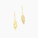 Boucles D'oreilles Pendantes Indian Nature Feuilles Or Jaune - Boucles d'oreilles pendantes Femme | Histoire d’Or