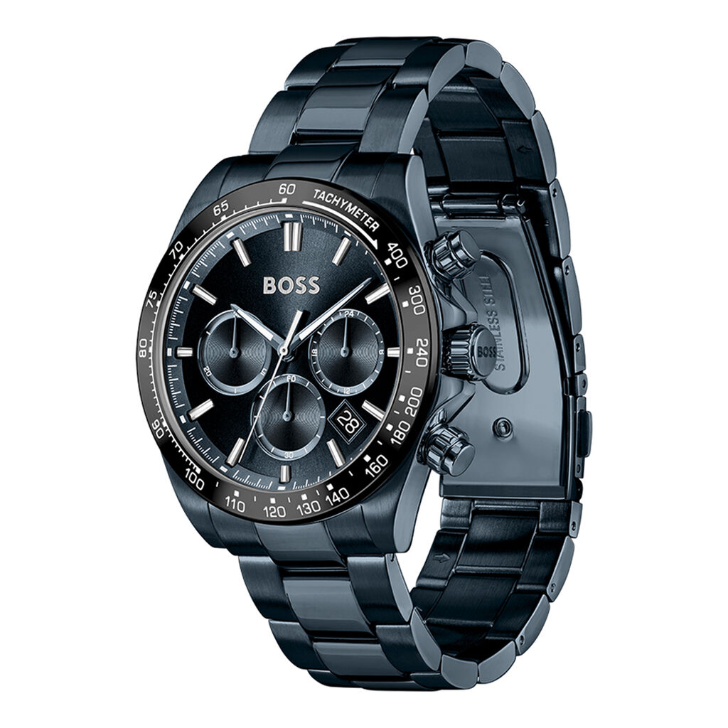 Montre Boss Hero 2.0 Bleu - Id&eacute;es cadeaux Homme | Histoire d&rsquo;Or