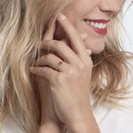 Bague Or Jaune Cassie Rubis Et Diamant - Bagues solitaires Femme | Histoire d&rsquo;Or