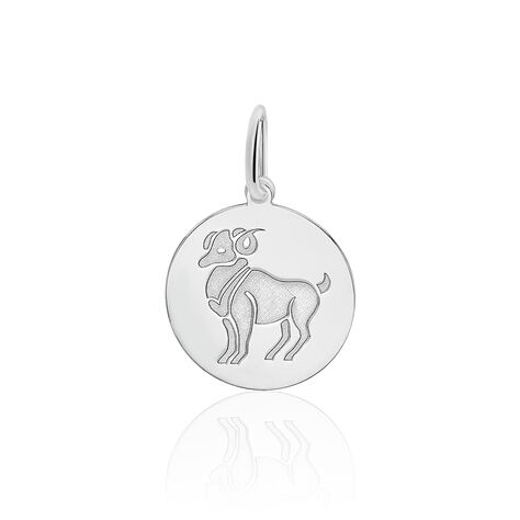 Pendentif Zodiaque Rond Argent Blanc - Pendentifs Zodiaque Famille | Histoire d’Or