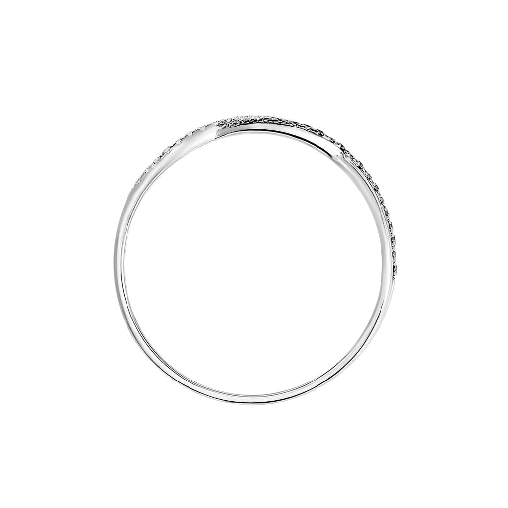 Bague Ursulla Or Blanc Diamant - Bagues avec pierre Femme | Histoire d’Or