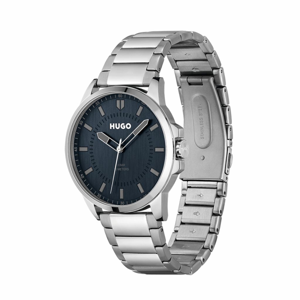 Montre Hugo First Bleu - Montres Homme | Histoire d’Or