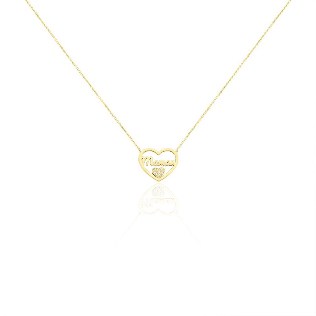 Collier Micarla Or Jaune Oxyde De Zirconium - Colliers Femme | Histoire d’Or