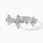 Bague Midnight Flower Argent Blanc Oxyde De Zirconium - Bagues avec pierre Femme | Histoire d&rsquo;Or