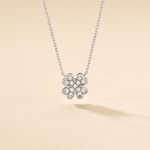 Collier Fortunata Argent Blanc Oxyde De Zirconium - Colliers fantaisie Femme | Histoire d&rsquo;Or