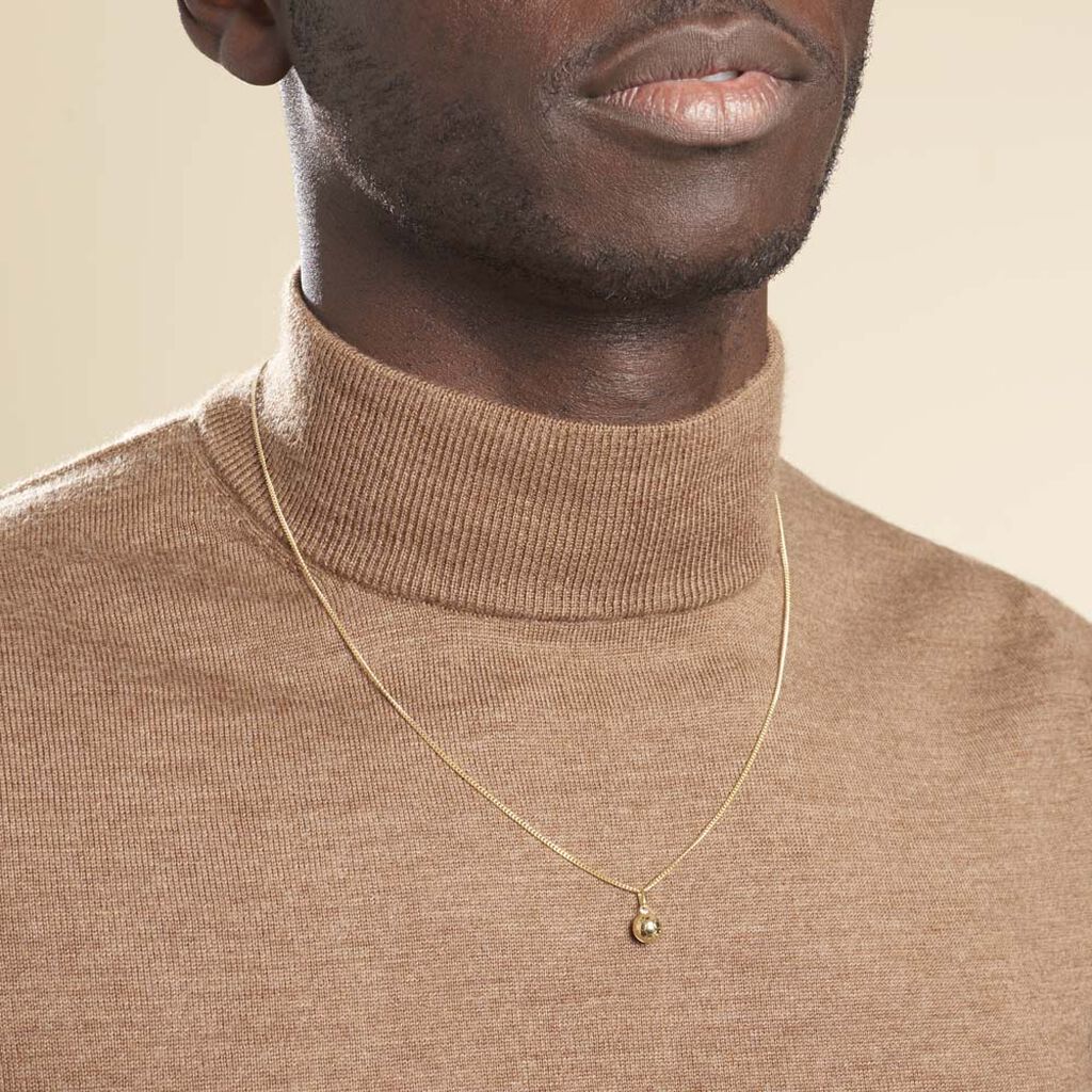 Pendentif Julius Sport Foot Or Jaune - Pendentifs Homme | Histoire d’Or