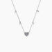 Collier Sibie Argent Blanc - Colliers fantaisie Femme | Histoire d’Or