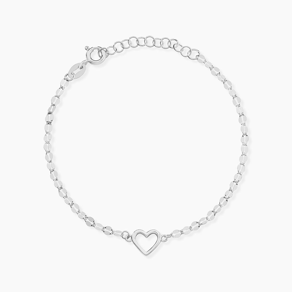 Bracelet Argent Blanc Hariane - F&ecirc;te des m&egrave;res Femme | Histoire d&rsquo;Or
