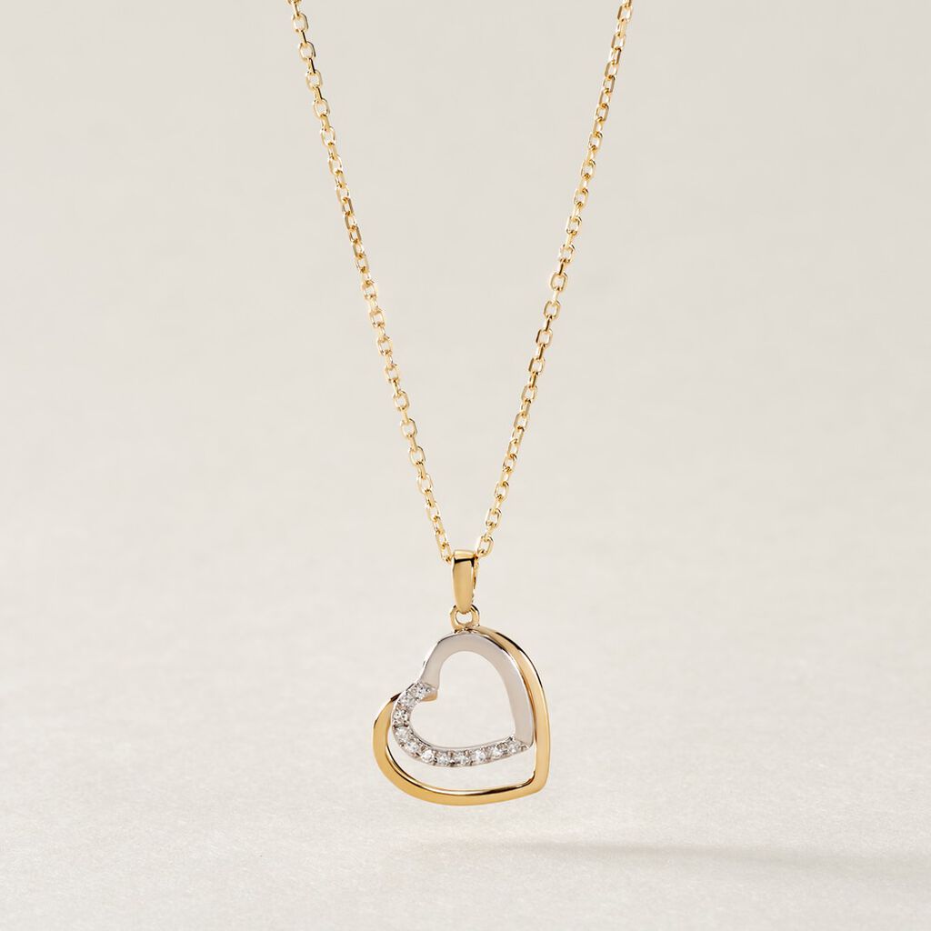 Collier Urlane Or Jaune Diamant - F&ecirc;te des m&egrave;res Femme | Histoire d&rsquo;Or