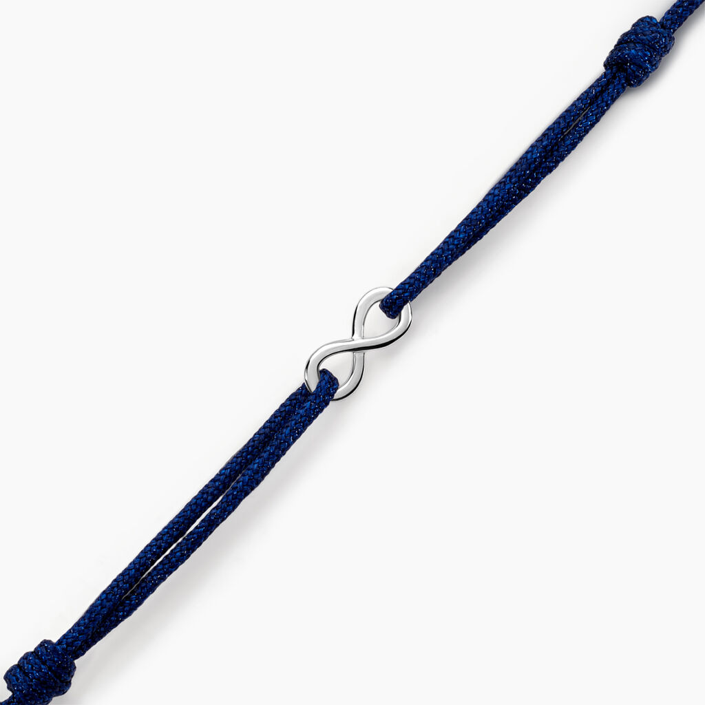 Bracelet Brix Argent Blanc - Bracelets cordon Homme | Histoire d’Or