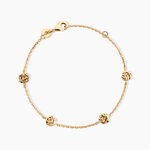 Bracelet Fioralba Plaqu&eacute; Or Jaune - Bracelets Femme | Histoire d&rsquo;Or