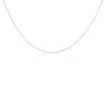 Cha&icirc;ne Igoa Maille For&ccedil;at Diamantee Or Blanc - Chaines Femme | Histoire d&rsquo;Or