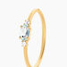 Bague Jardin Secret Or Jaune Topaze Oxyde De Zirconium - Bagues solitaires Femme | Histoire d’Or