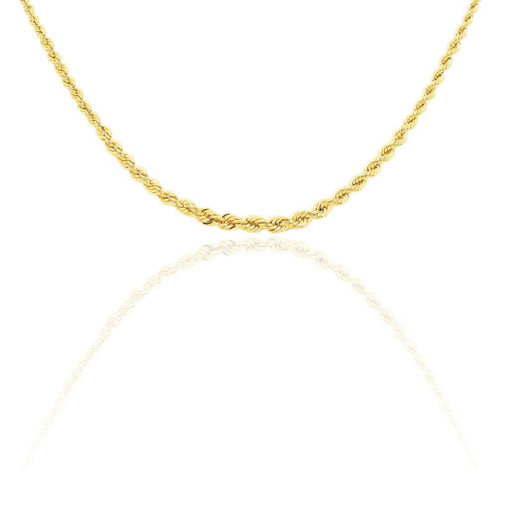 Collier Jerry Danilo Maille Corde Or Jaune