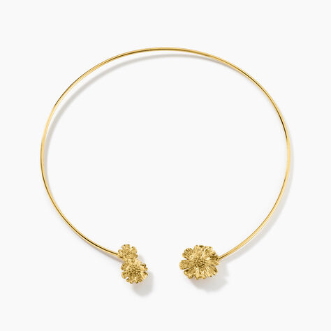 Collier Jonc Dyonis Acier Jaune - Colliers Femme | Histoire d’Or