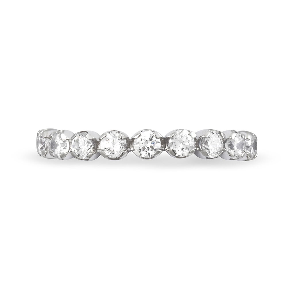 Alliance Marlyatou Or Blanc Oxyde De Zirconium - Alliances Femme | Histoire d’Or
