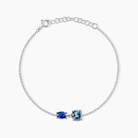 Bracelet Argent Blanc Brenna Oxydes De Zirconium