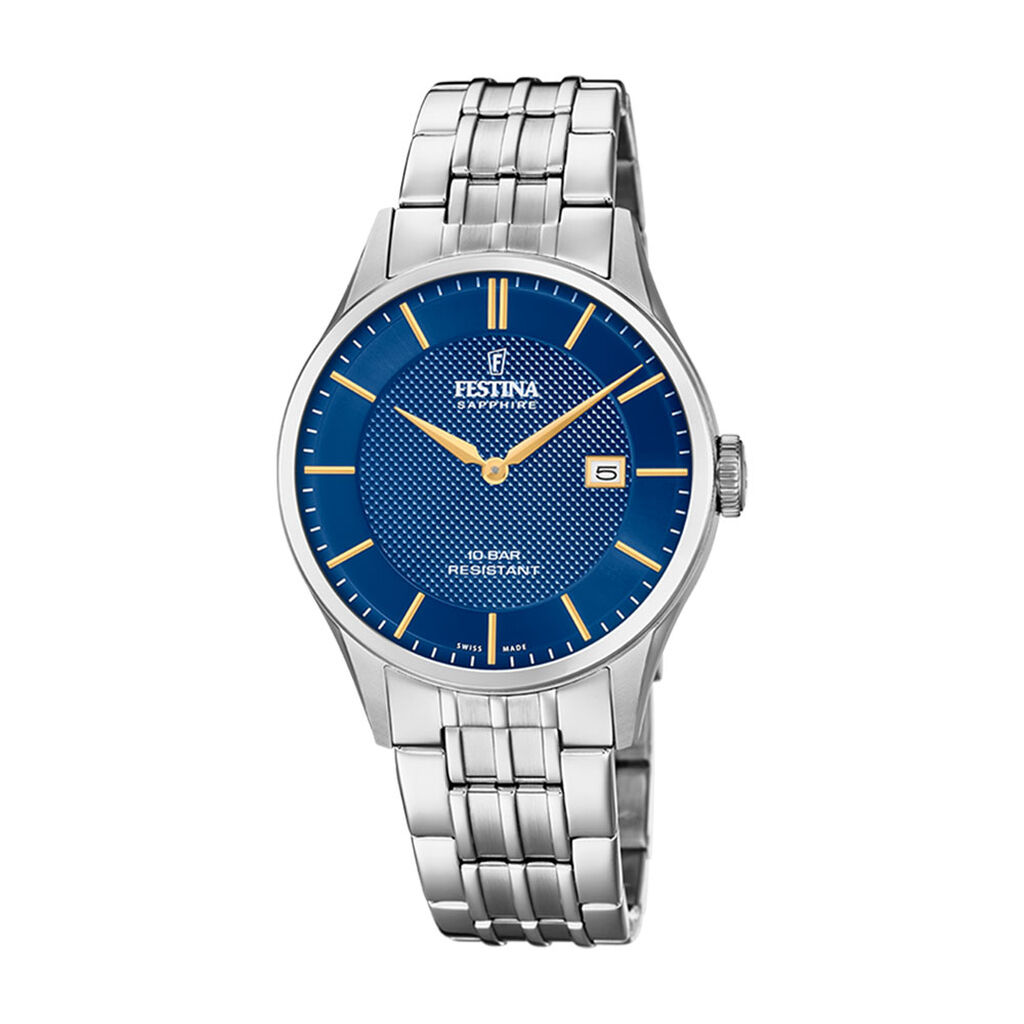 Montre Festina Swiss Made Bleu London