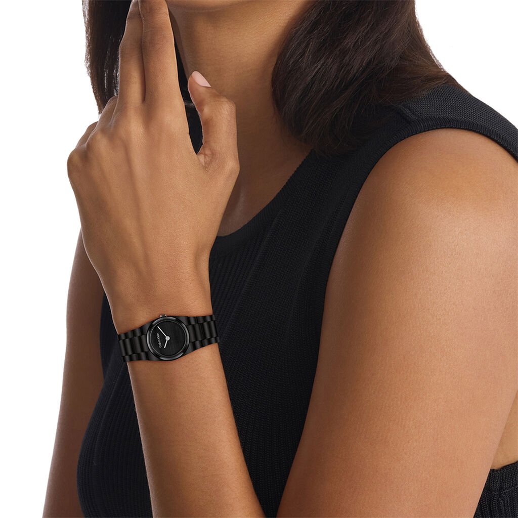 Montre Calvin Klein Unite Noir - Nouveautés Femme | Histoire d’Or