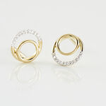Boucles D'oreilles Puces Atlanta Or Jaune Diamant - Clous d'oreilles Femme | Histoire d&rsquo;Or