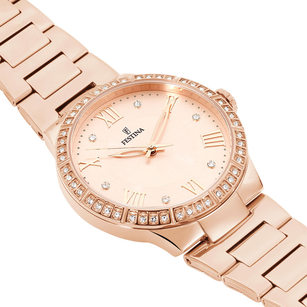 Montres Festina F16721 2 Acier Boucle d ployante simple Strass