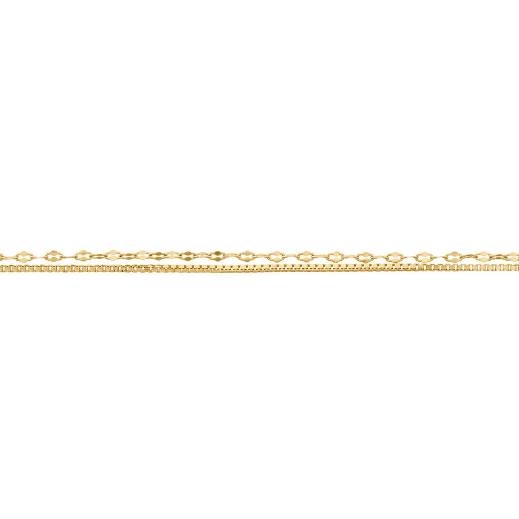 Cha&icirc;ne De Cheville Lodi Plaqu&eacute; Or Jaune - Cha&icirc;nes de cheville Femme | Histoire d&rsquo;Or