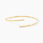 Bracelet Jonc Halldora Or Jaune Diamant - Bracelets joncs Femme | Histoire d&rsquo;Or